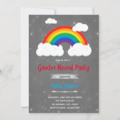 Rainbow gender onthult uitnodiging (Voorkant)