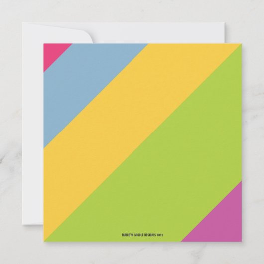 RAINBOW GENDER REVEY KAART (Achterkant)