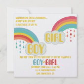 RAINBOW GENDER REVEY KAART (Voorkant)