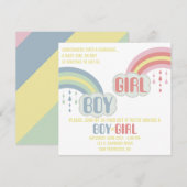 RAINBOW GENDER REVEY KAART (Voorkant / Achterkant)