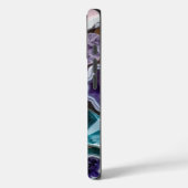 Rainbow Geode Crystal Layers – Levendige edelsteen Case-Mate iPhone Case (Achterkant / Links)
