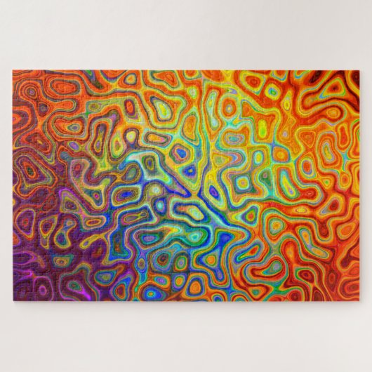 Rainbow Geode Puzzle Legpuzzel (Horizontaal)