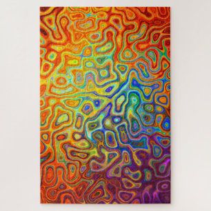 Rainbow Geode Puzzle Legpuzzel