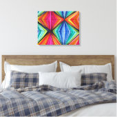 Rainbow Geometric Graphic Art canvas Afdruk (Insitu (Slaapkamer))