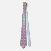 Rainbow Geometric Pattern Necktie Stropdas (Voorkant)