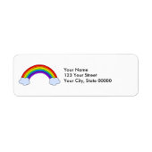 Rainbow Gepersonaliseerd Etiket (Voorkant)