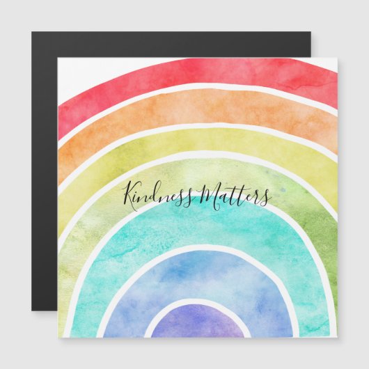 Rainbow gepersonaliseerd inspirerend quote (Voorkant / Achterkant)