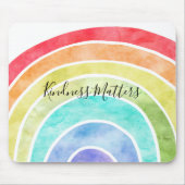 Rainbow gepersonaliseerd inspirerend quote muismat (Voorkant)