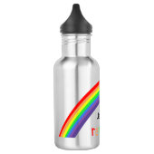 Rainbow - gepersonaliseerd, jouw naam waterfles  (Links)