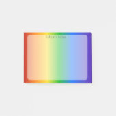 Rainbow Gepersonaliseerd Post-it® Notes (Voorkant)