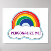 RAINBOW | gepersonaliseerd poster (Voorkant)