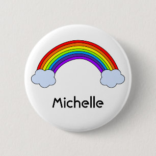 Rainbow Gepersonaliseerd Ronde Button 5,7 Cm