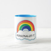 RAINBOW | gepersonaliseerde mug Mok (Midden)