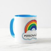RAINBOW | gepersonaliseerde mug Mok (Voorkant links)
