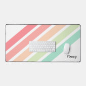 Rainbow Gepersonaliseerde naam Aangepaste geperson Bureaumat (Keyboard & Muis)