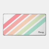 Rainbow Gepersonaliseerde naam Aangepaste geperson Bureaumat (Voorkant)