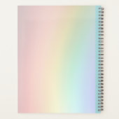 Rainbow gepersonaliseerde planner met aangepaste n (Achterkant)