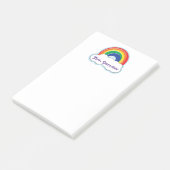 RAINBOW | gepersonaliseerde posten Post-it® Notes (Schuin)