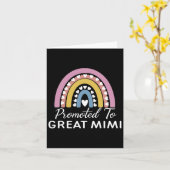 Rainbow gepromoveerd tot Great Mimi  Kaart (Gele Bloem)
