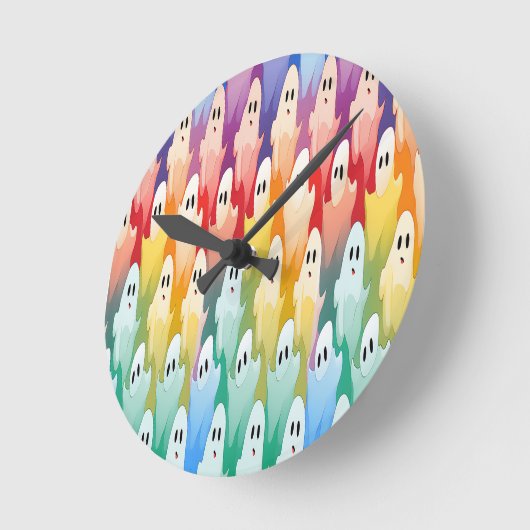 Rainbow Ghost Ronde Klok (Hoek)