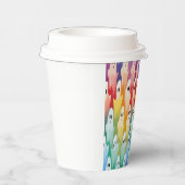 Rainbow Ghosts Papieren Bekers (Rechts)