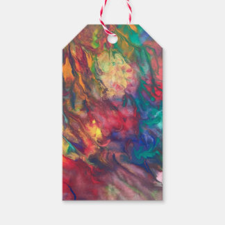 Rainbow Gift Label Kleurrijke Partij Groovy Cadeau Cadeaulabel