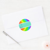 Rainbow Gift Label Sticker (Envelop)