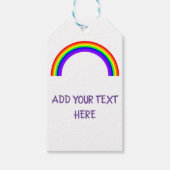 !! Rainbow Gift Labels Cadeaulabel (Voorkant)