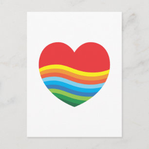 Rainbow Gift Populair Cadeau Hart Briefkaart