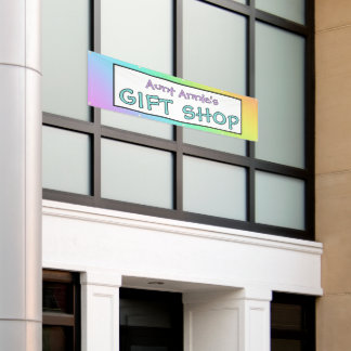 Rainbow Gift Shop Banner