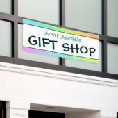 Rainbow Gift Shop Banner (Buitenkant Gebouw)