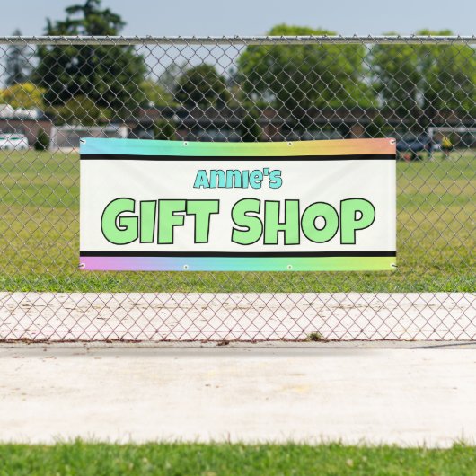 Rainbow Gift Shop Store Banner (Insitu)