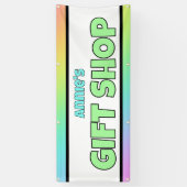 Rainbow Gift Shop Store Banner (Verticaal)