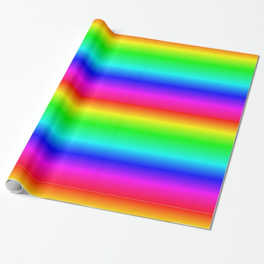 Rainbow Gift Wrap Cadeaupapier (Uitgerold)