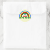 Rainbow Gifts Ronde Sticker (Tas)