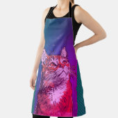 Rainbow Ginger Cat  All-Over Print Schort (Insitu)