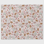 Rainbow Gingerbrood Cadeaupapier (Vlak)