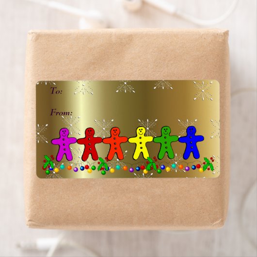 Rainbow Gingerbrood Etiket (Insitu)