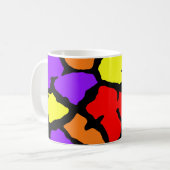Rainbow-Giraffe afdrukken Koffiemok (Voorkant links)