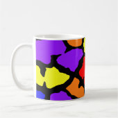 Rainbow-Giraffe afdrukken Koffiemok (Links)