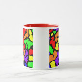 Rainbow-Giraffe afdrukken Mok (Midden)