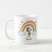 Rainbow Girl Amelie 2 Koffiemok (Links)