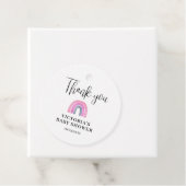Rainbow Girl Baby shower Bedankjes Labels (In situ)