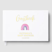 Rainbow Girl Baby shower Gastenboek (Voorkant)