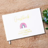 Rainbow Girl Baby shower Gastenboek
