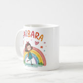 Rainbow Girl Barbara 1 Koffiemok (Voorkant links)