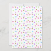 Rainbow Girl eerste verjaardag Magical Gold Glitte Kaart (Achterkant)