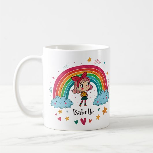 Rainbow Girl Isabelle 2 Koffiemok (Links)