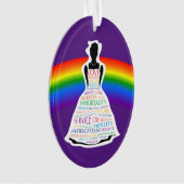 Rainbow Girl-kerstversieringen, Masonic Gifts Ornament (voorkant)