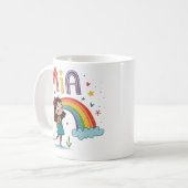 Rainbow Girl Mia 1 Koffiemok (Voorkant links)